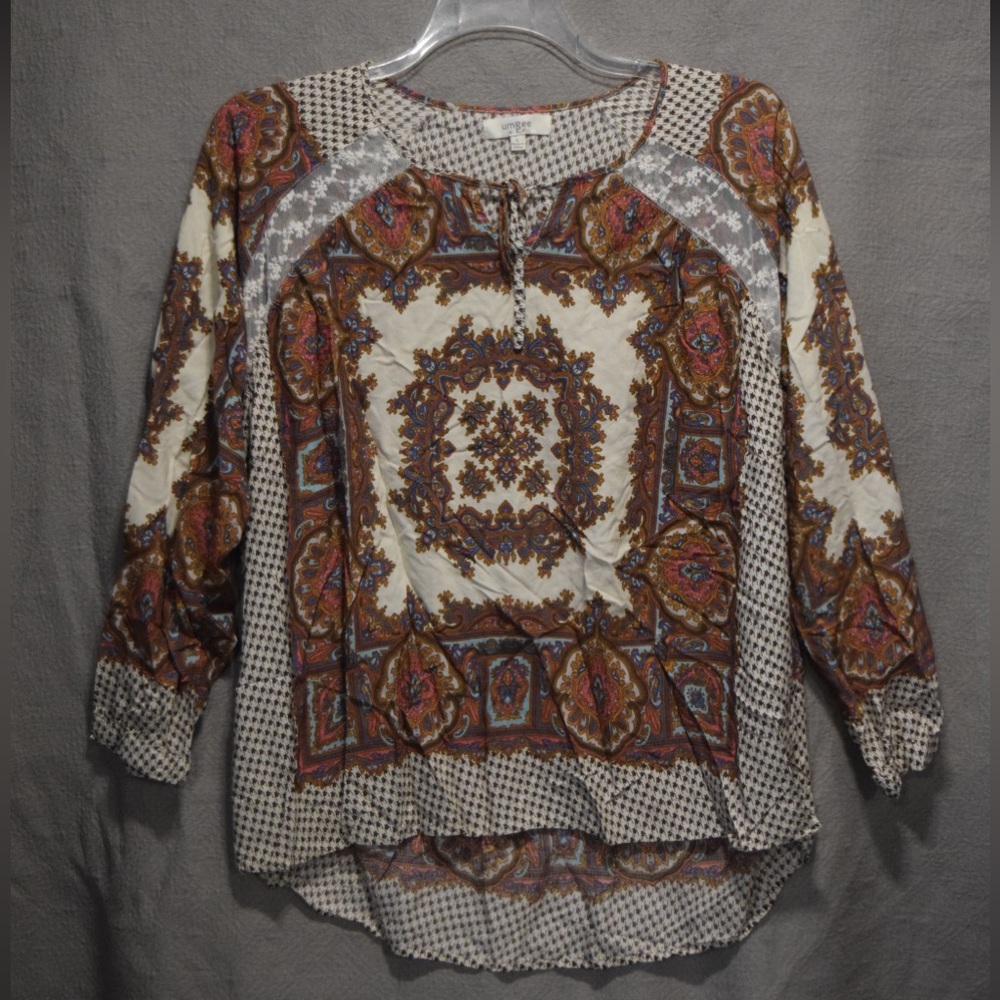 Umgee Multicolor Paisley Women's Blouse